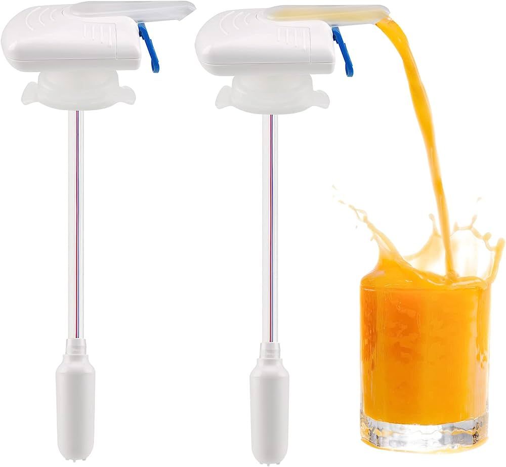 2 Pack Automatic Drink Dispenser, Milk Dispenser for Fridge Gallon, Hands-Free Electric Tap, Can ... | Amazon (US)