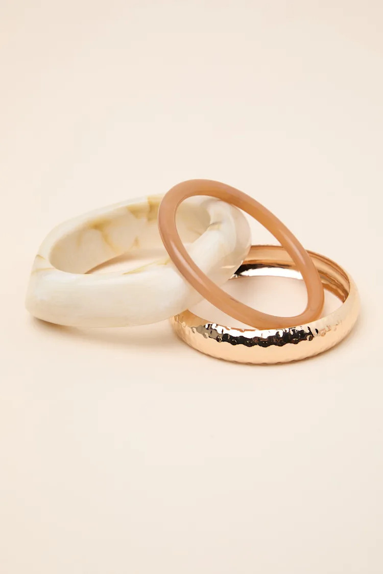 Julla Multi Bangle Three-Piece Bracelet Set | Lulus