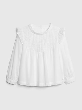 Toddler Pintuck Embroidered Shirt | Gap (US)