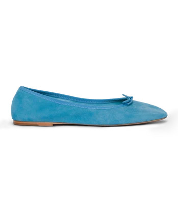 FIFI BALLET FLAT -- PISCINE SUEDE | DOEN