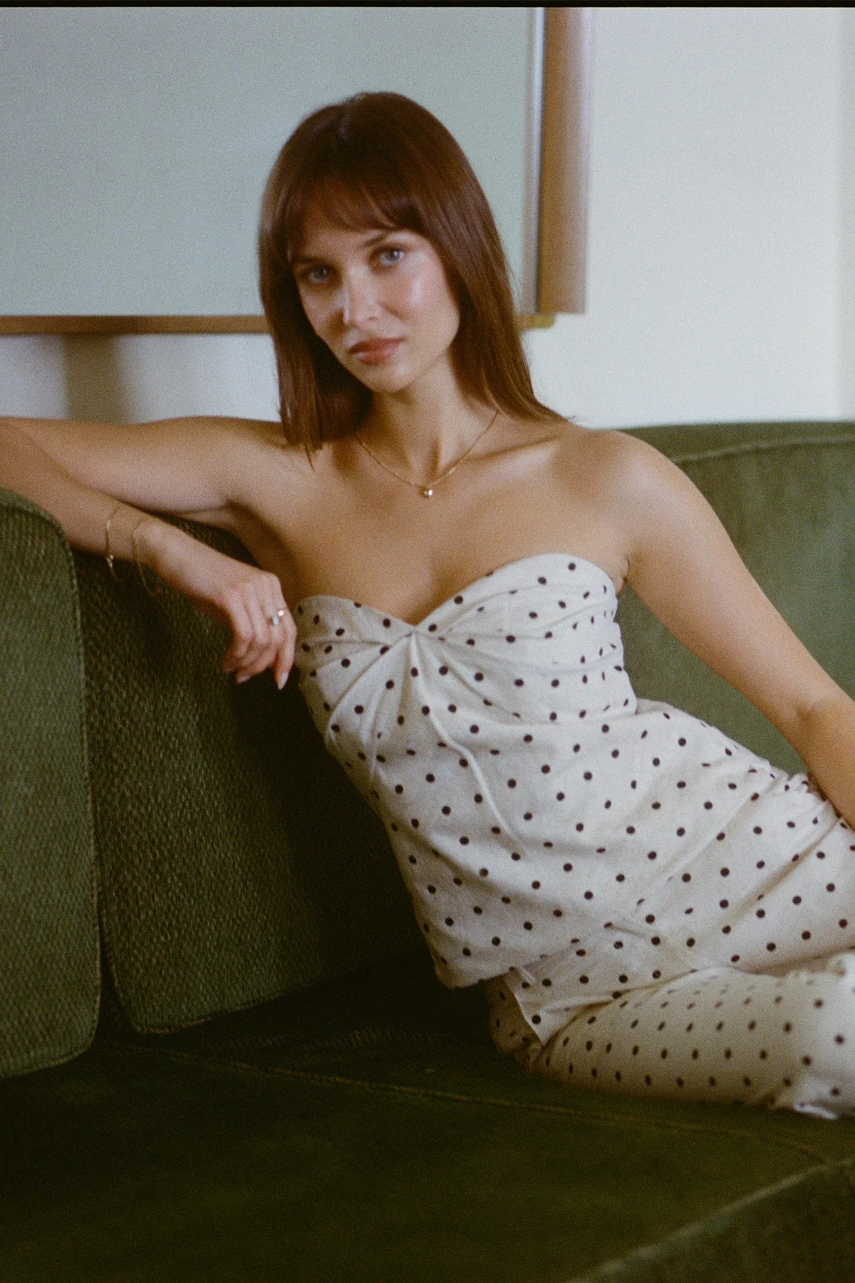 Soho Top in Polka Dot | Amanda Uprichard