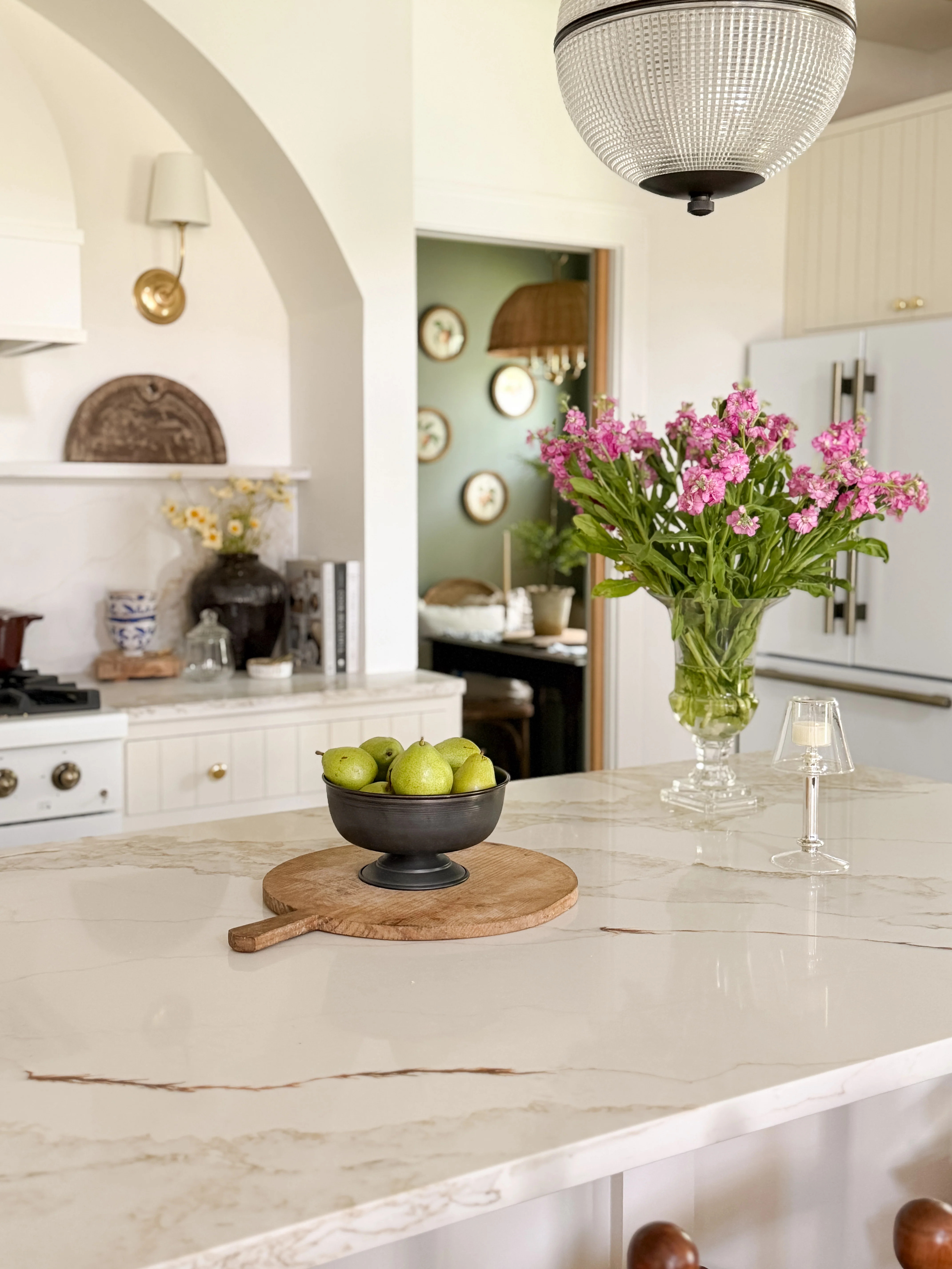 Montrose Glass Urn | Cottage and Key