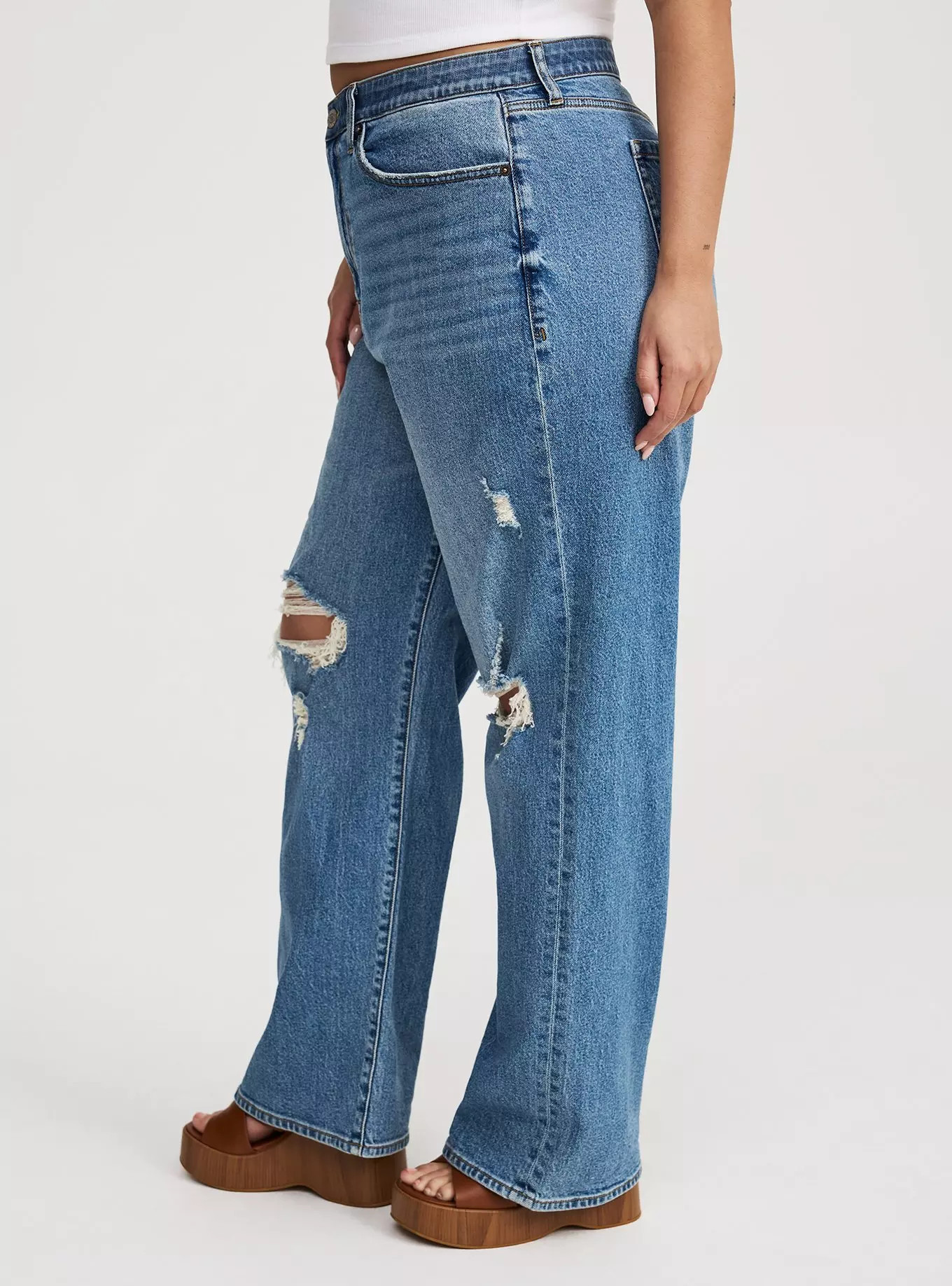 Baggy High-Rise Straight Jean | Torrid (US & Canada)