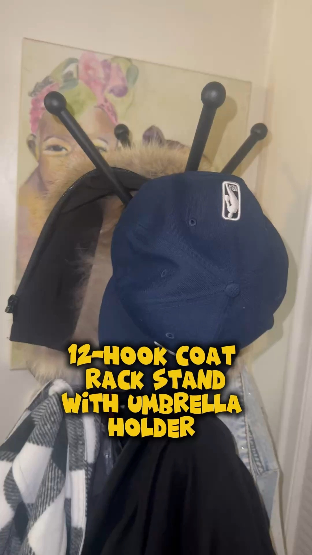 Small Space Organization Hacks & Ideas! 

Current Project: Redecorating Our Living Room! 🥳😍✨ My focus is adding things that are modern, functional, and most important a good space saver 🤍
This metal coat rack has 3 levels of storage, 12 hooks, and built-in umbrella storage, which makes it perfect for entryways, small spaces, or busy households. Stylish and practical — love a good home upgrade.

#entrywaydecor #HomeOrganization #HomeDecor #OrganizationIdeas #SmallSpaces #homefinds #smallspaceorganization #livingroomdecor #smallspacefinds #smallspacesolutions

#LTKHome #LTKFindsUnder50 #LTKFindsUnder100