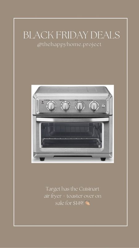 Air fryer + toaster over on a great sale at Target!! 

#LTKsalealert #LTKCyberweek #LTKhome