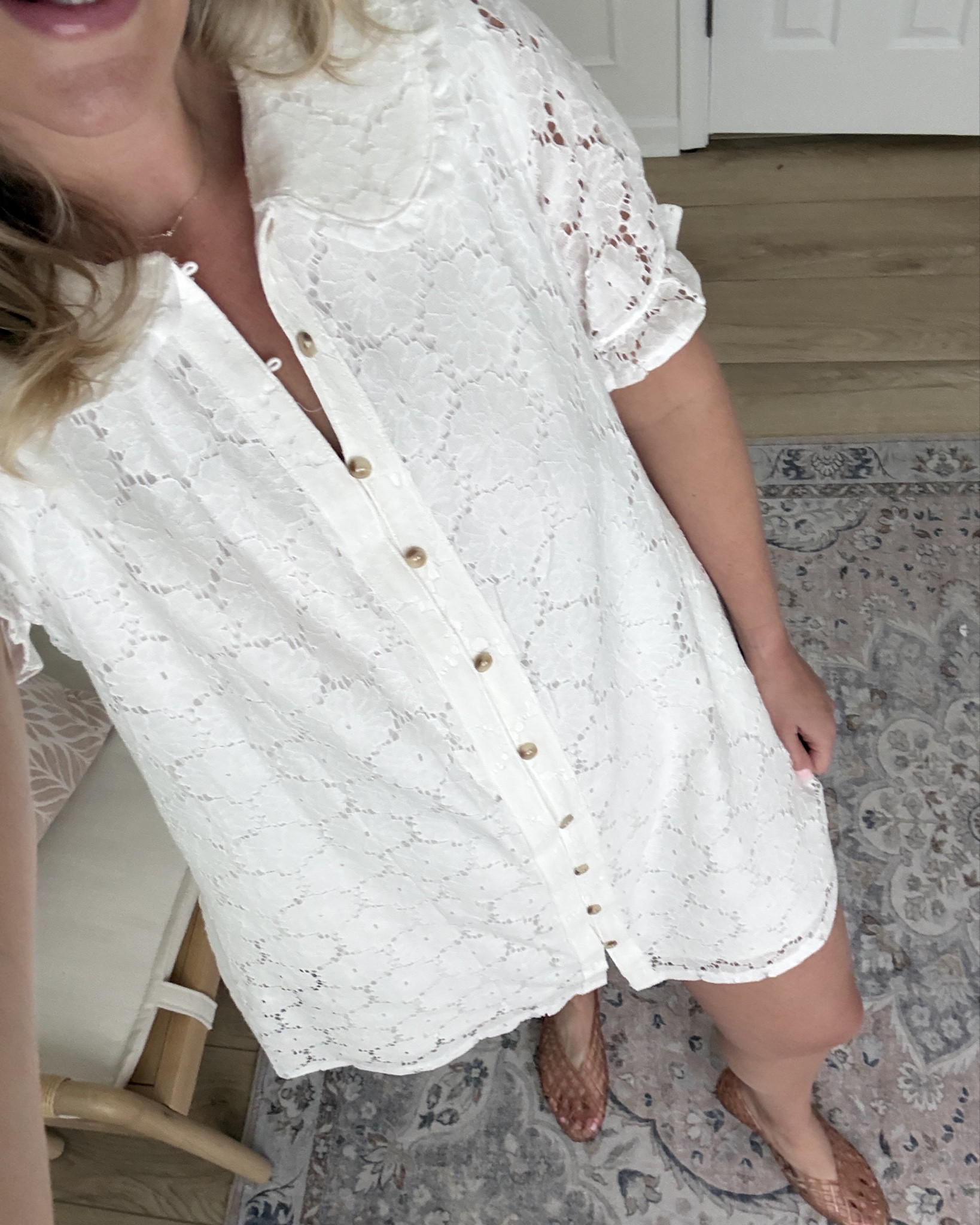 Amazon look for less 👀 the details are so pretty! I’m wearing a med 