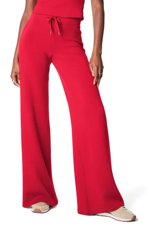 SPANX® AirEssentials Wide Leg Pants in Spanx Red at Nordstrom, Size Large | Nordstrom