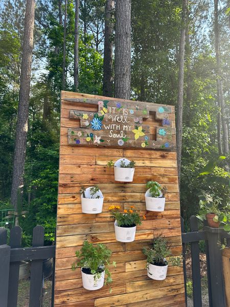 Absolutely love these wall planters at Target!   They're affordable and made well. You get two for just $10, which is awesome. They worked perfectly on my garden wall. Go check them out now!

Patio
Garden
Home Decor
Target
MoreeWithMo

#LTKHome #LTKFindsUnder100 #LTKFindsUnder50
