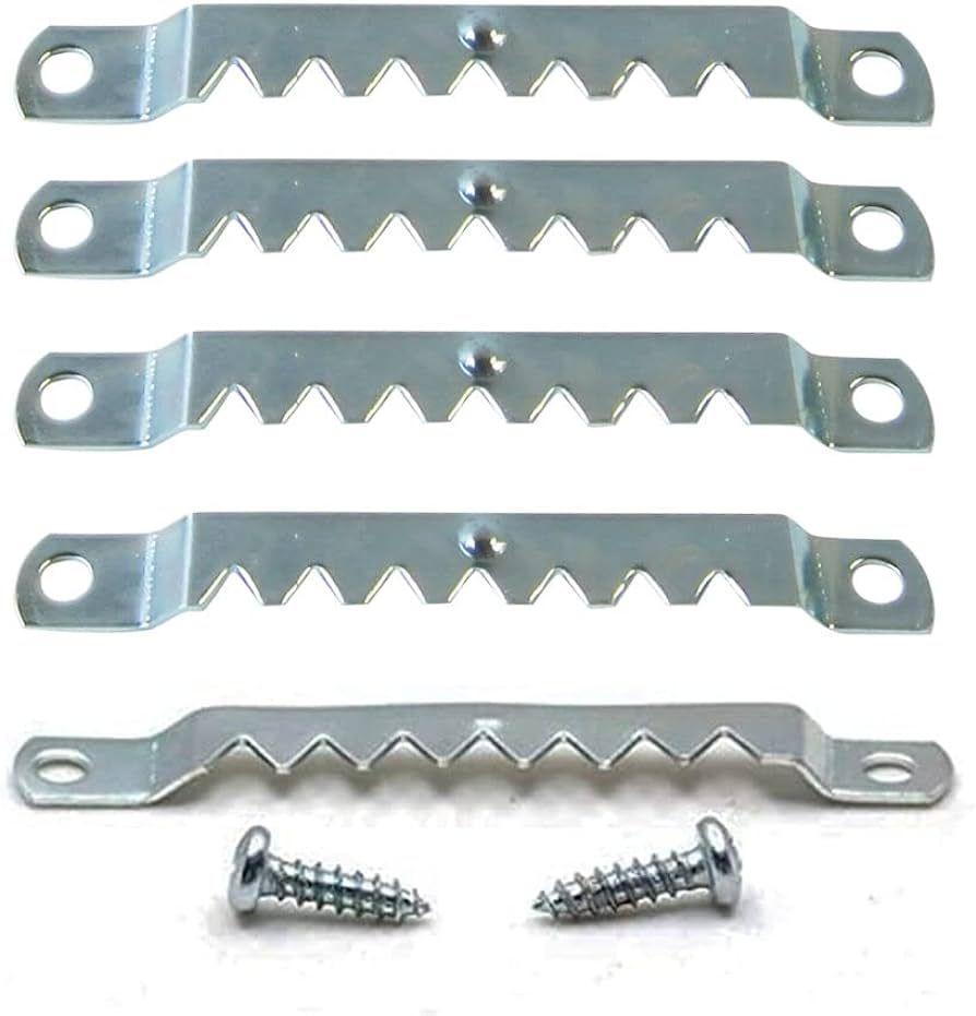 10 Pack - Large Sawtooth Hangers with Screws - Canvas Hanger - Sawtooth Hanger | Amazon (US)