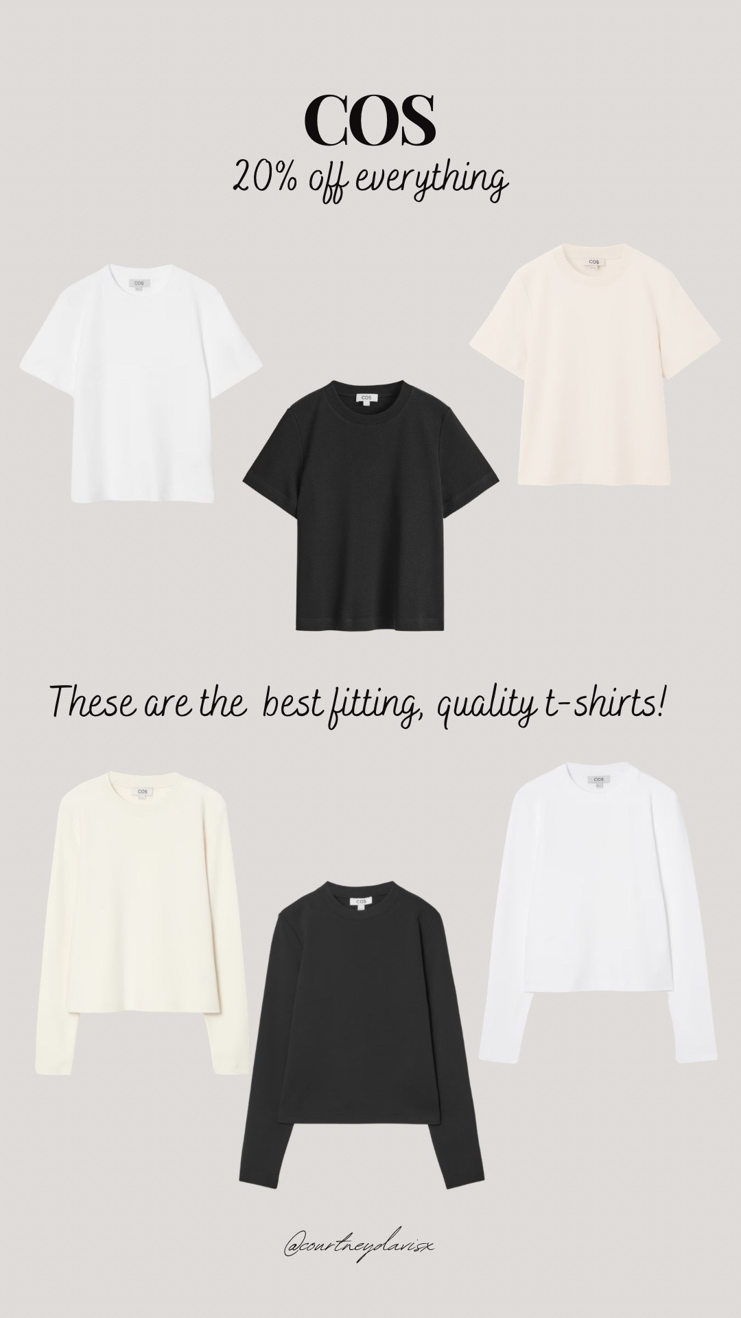 20% OFF COS - these are the best fitting t-shirts, they wash so well & really good quality! 

COS, wardrobe basics, Black Friday sale, t-shirt, winter wardrobe, COS top

#LTKCyberWeek #LTKuk #LTKwinter