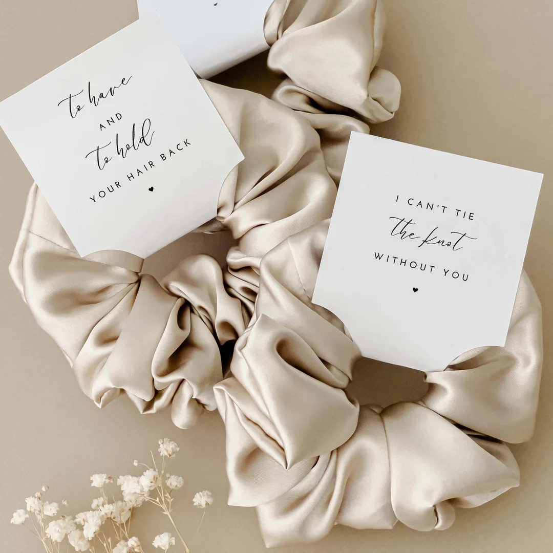 Personalized Bridesmaid Proposal Gift | Bridesmaid Proposal | Bridesmaid Hair Tie | Boho Bridesma... | Etsy (US)