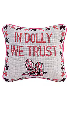 Furbish Studio Trust Dolly Needlepoint Pillow from Revolve.com | Revolve Clothing (Global)