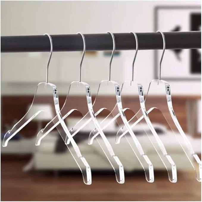 Quality Acrylic Clear Hangers, Made of Clear Acrylic for a Luxurious Look and Feel with Swivel Ho... | Amazon (US)