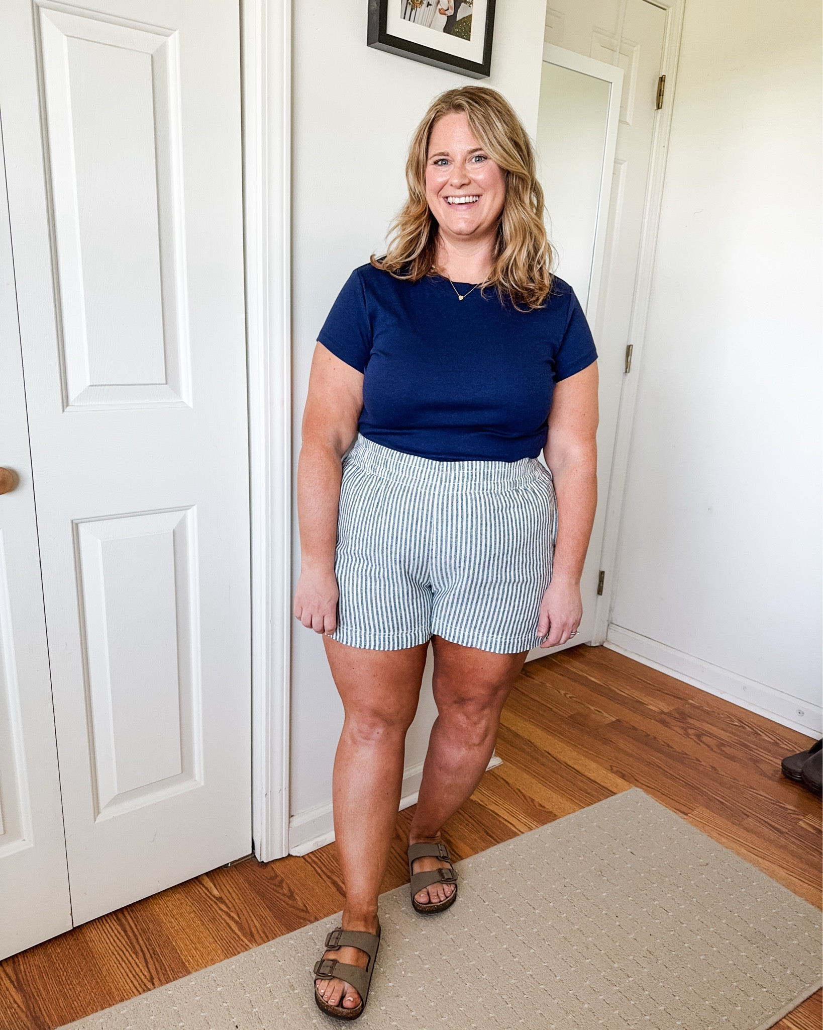 8 midsize mom summer outfit ideas!

Wearing an XL in most things except then striped linen shorts from old navy (large) and lake tee (10/12)  

#LTKMidsize #LTKSeasonal #LTKFindsUnder50