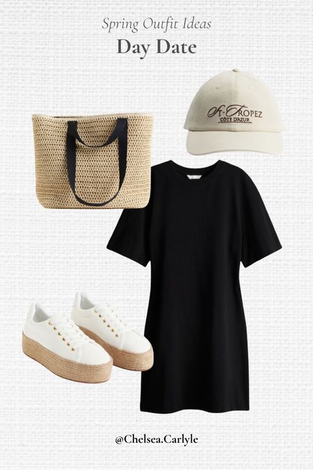 Casual day date look 🖤 everybody needs a plain tshirt dress in their closet for summer. Dress it up a bit with these espadrille sneakers

| H&M | hm | casual | affordable | capsule |



#LTKSeasonal #LTKfindsunder50 #LTKstyletip