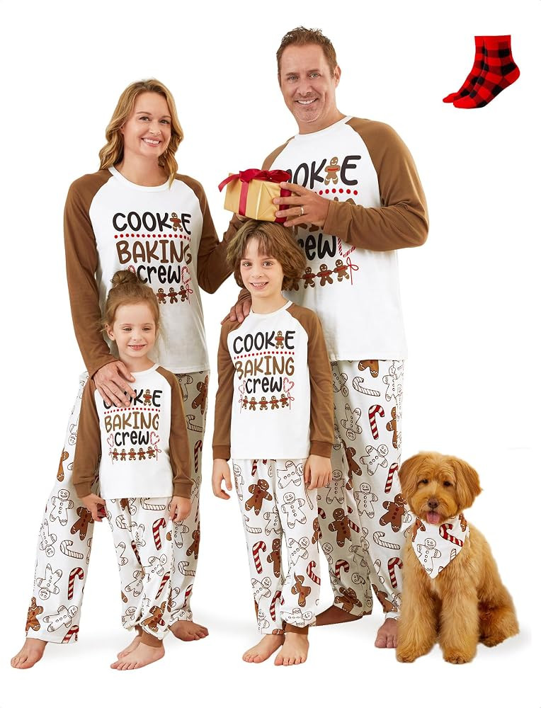 PATPAT Family Christmas Pjs Matching Sets Holiday Jammies Sleepwear Christmas Pajamas for Family ... | Amazon (US)