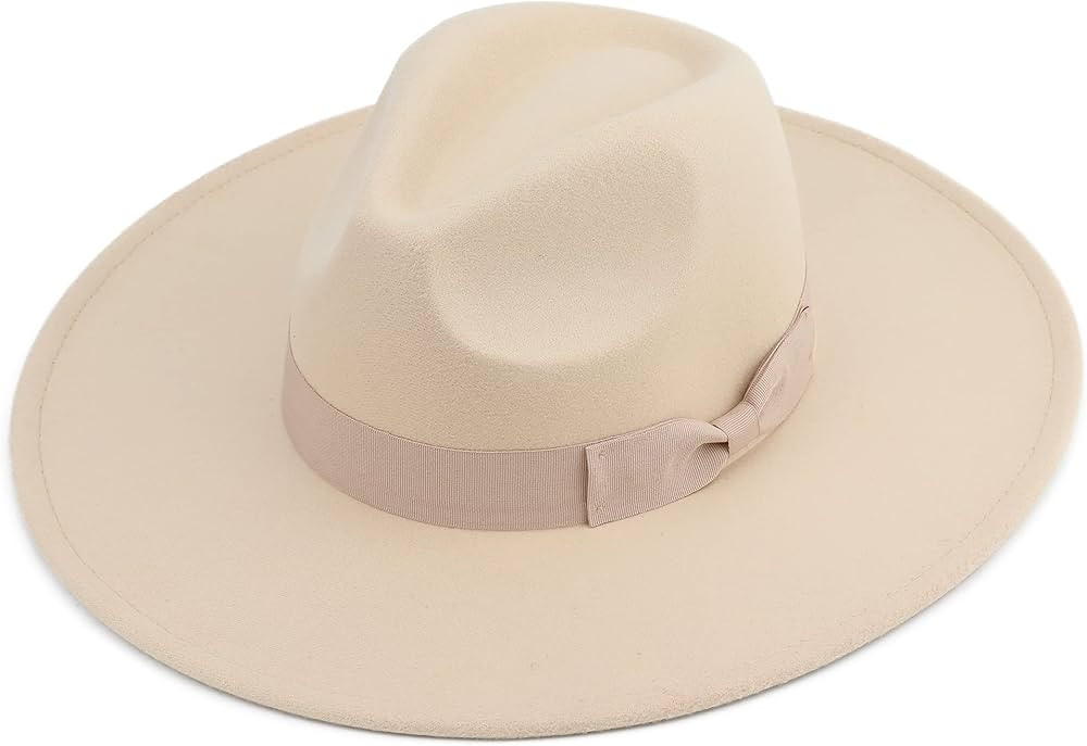 Big Wide Brim Women Fedora Hat | Amazon (US)