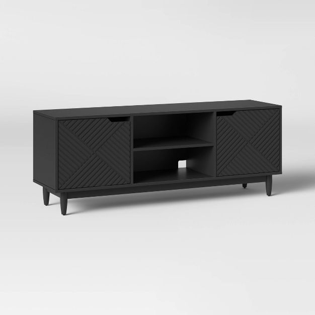 Touraco TV Stand for TVs up to 60&#34; Black - Opalhouse&#8482; | Target