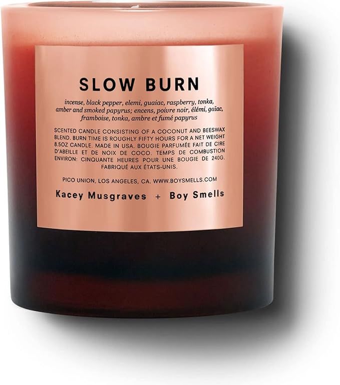 Limited Edition Slow Burn Boy Smells Candle | 50 Hour Long Burn | Coconut & Beeswax Blend | Luxur... | Amazon (US)