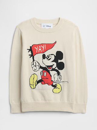 babyGap × Disney Mickey Mouse Intarsia Sweater | Gap Factory