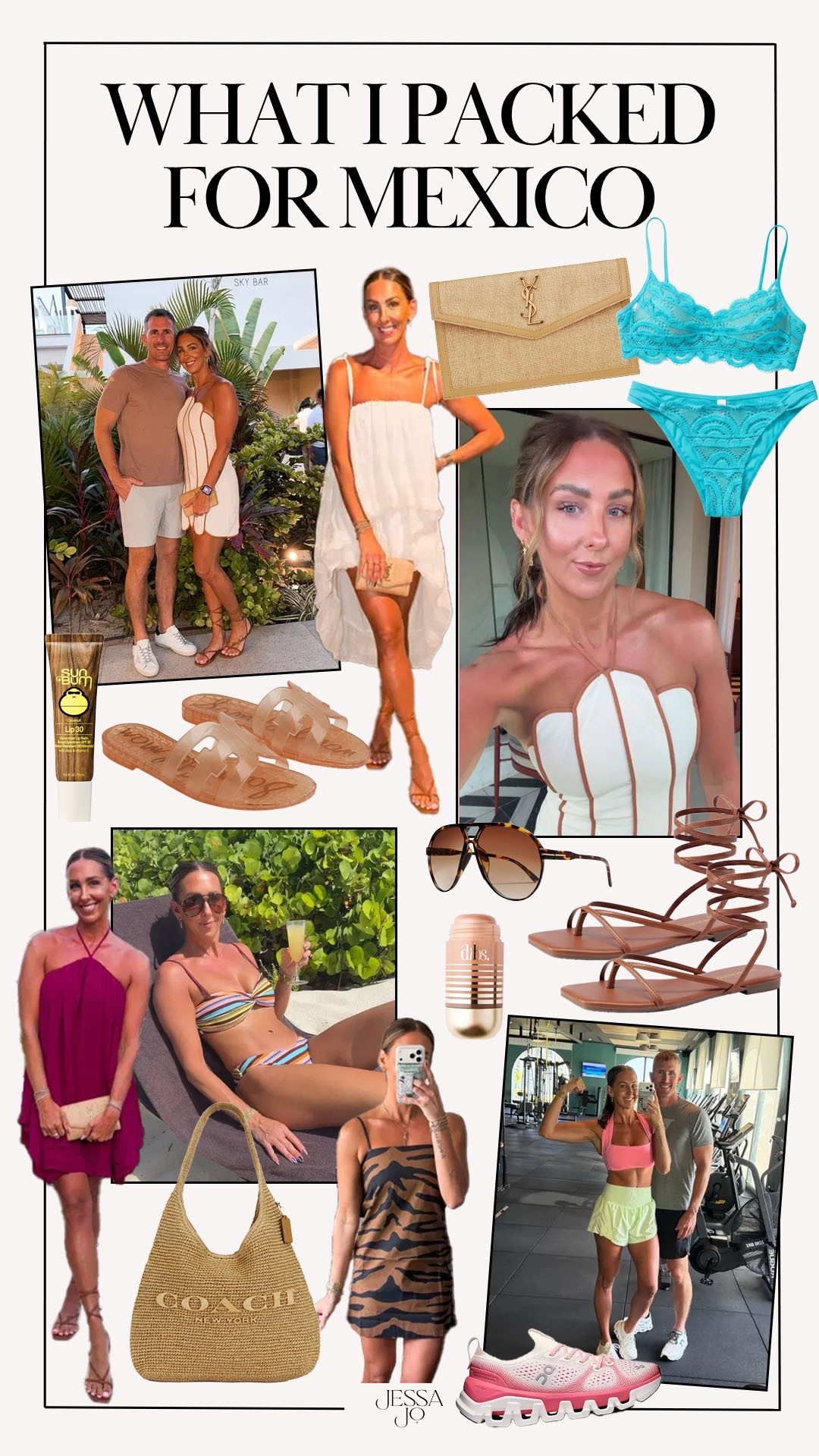 What I packed for Mexico. Vacation packing list. Trendy beach style. Beach vacation outfit.

#LTKSeasonal #LTKootd #LTKSwim