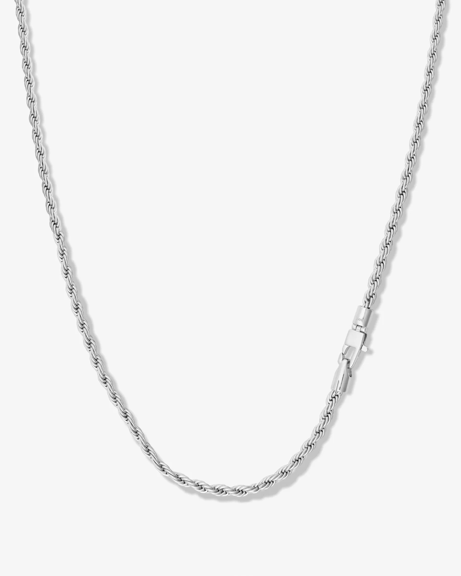 Rowan Rope Chain Necklace - Silver | Melinda Maria Jewelry