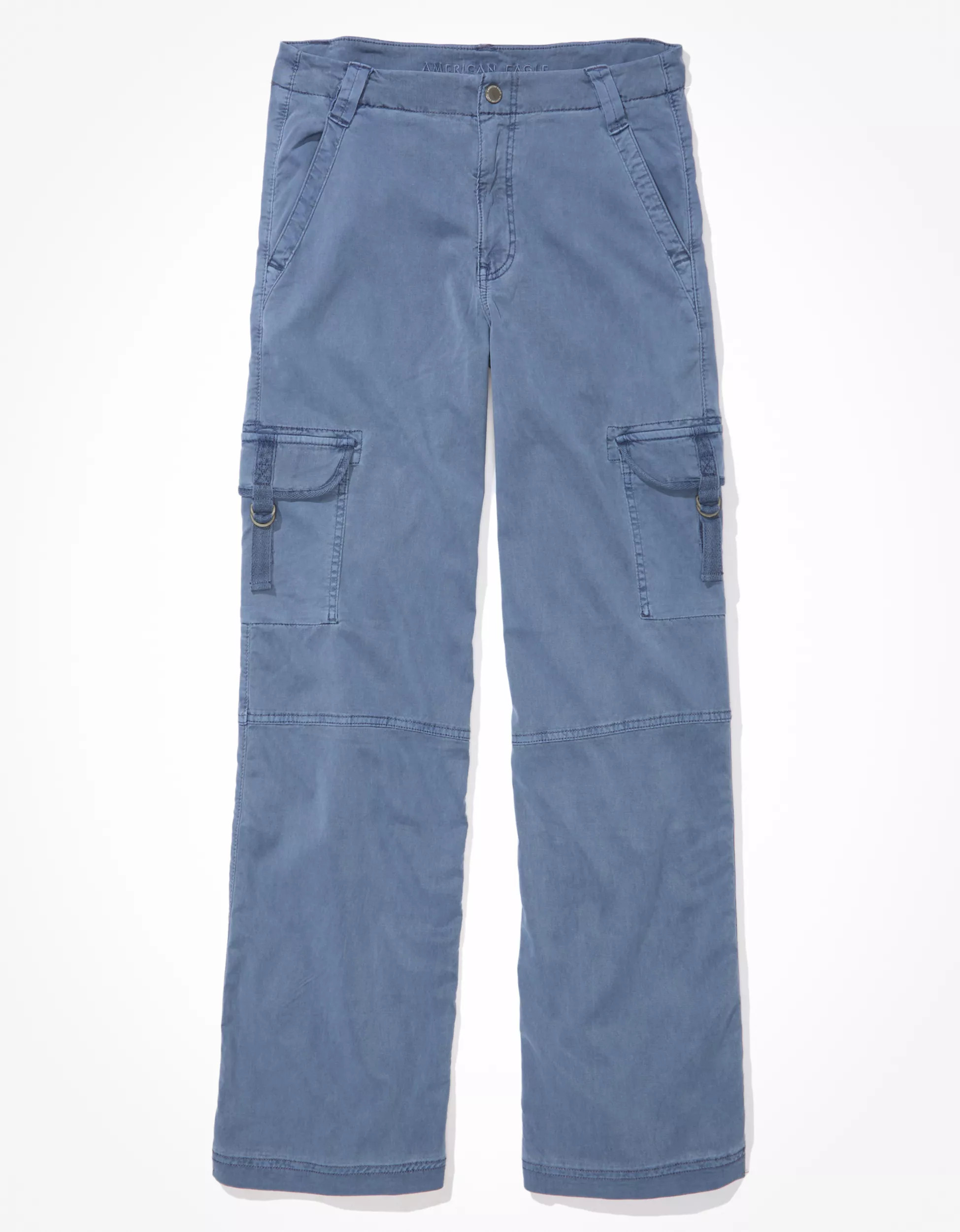 AE Dreamy Drape Stretch Super High-Waisted Cargo Baggy Wide-Leg Pant | American Eagle Outfitters (US & CA)