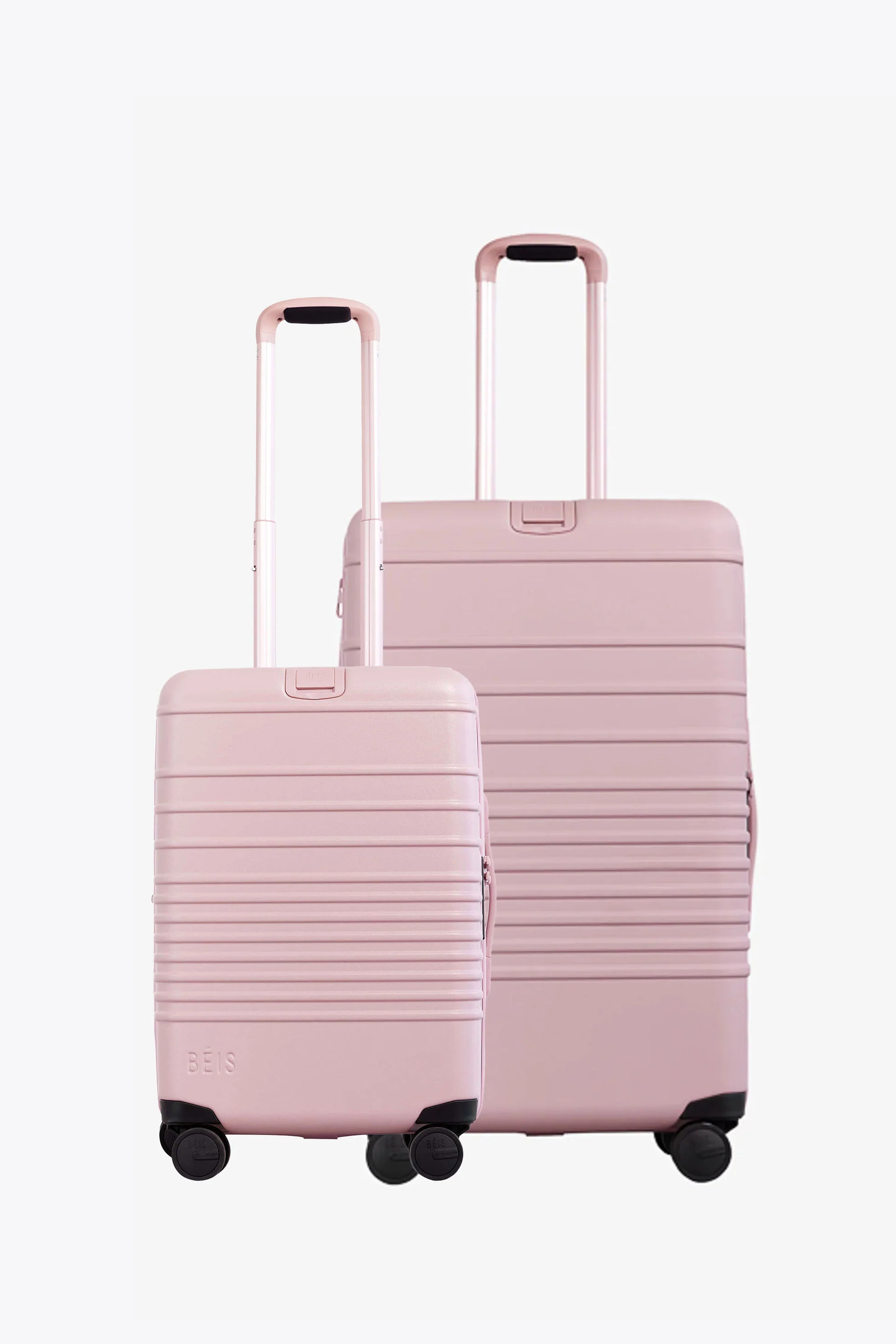 BÉIS 'The Medium Luggage Starter Set' in Atlas Pink - 21" Carry-on Roller & 26" Check-in 2 Piece... | BEIS