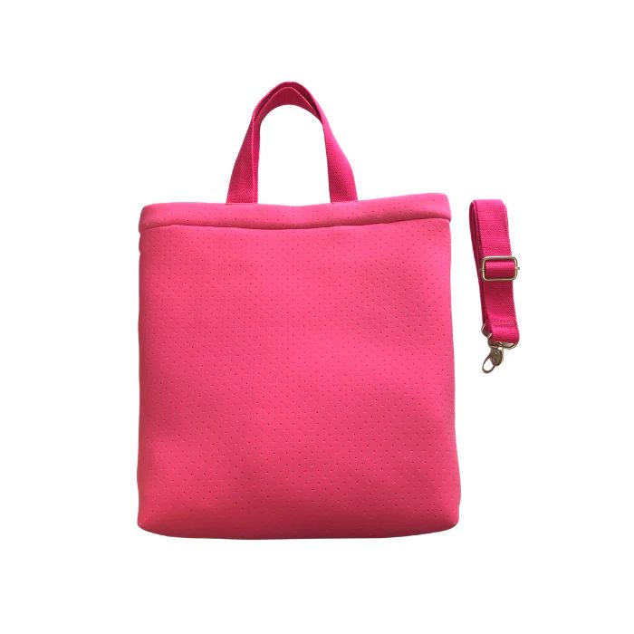 Town Crossbody Bag: Pink Neoprene | Quilted Koala
