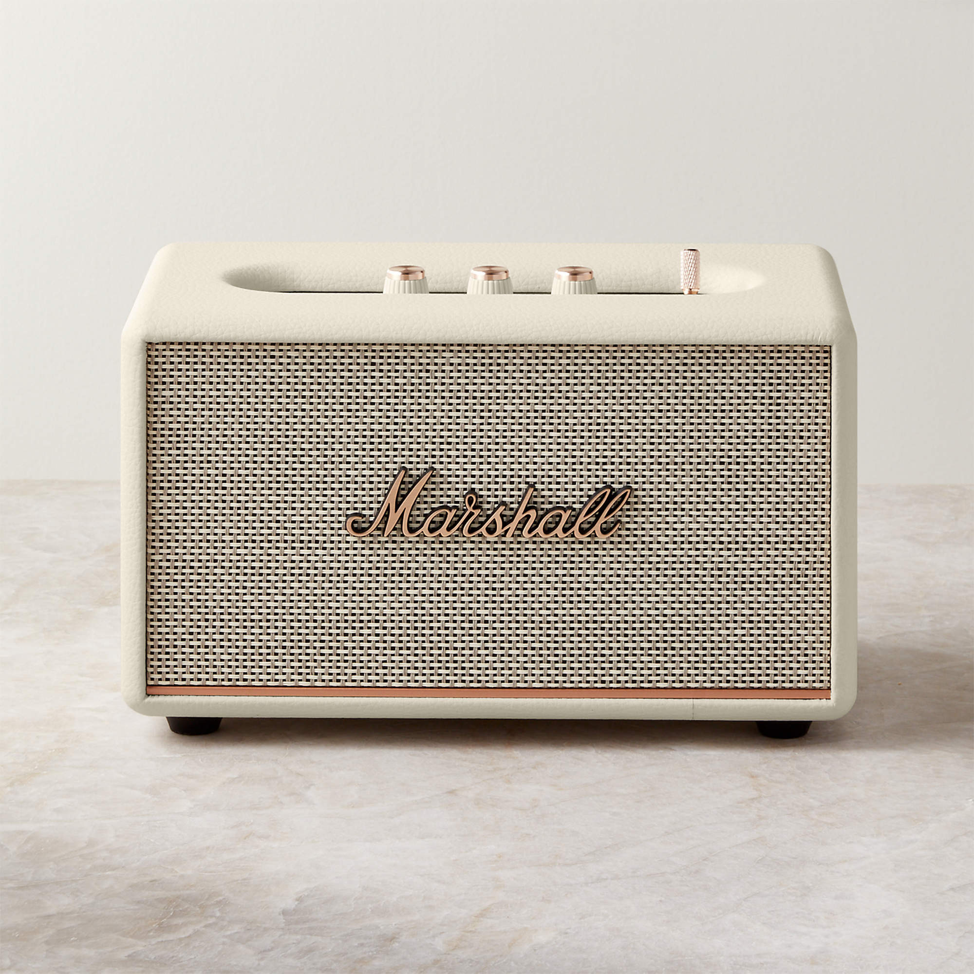 Marshall Acton III Cream Bluetooth Speaker + Reviews | CB2 | CB2