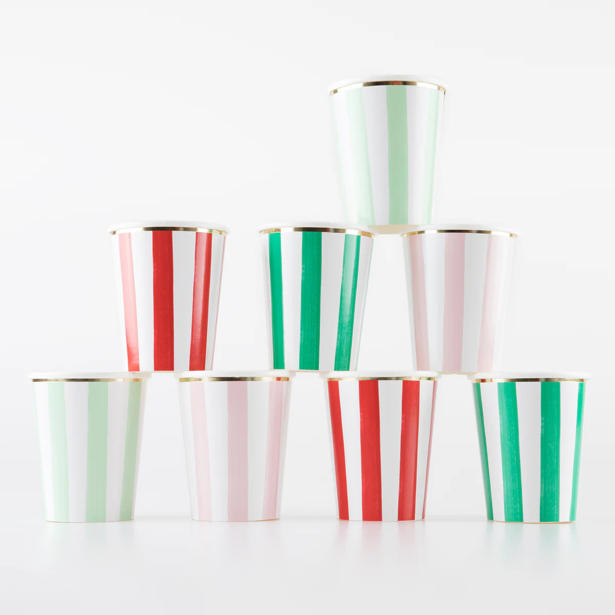 Striped Cups (x 8) | Meri Meri