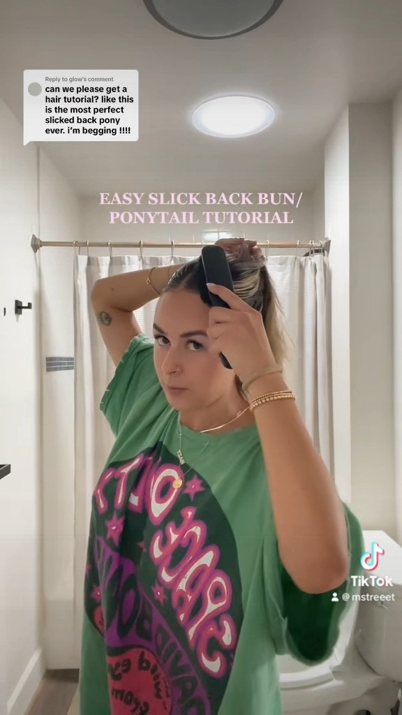 My favorite products to slick my hair back!! #dae #daehair #slickedback #viralhairstyles

#LTKunder50