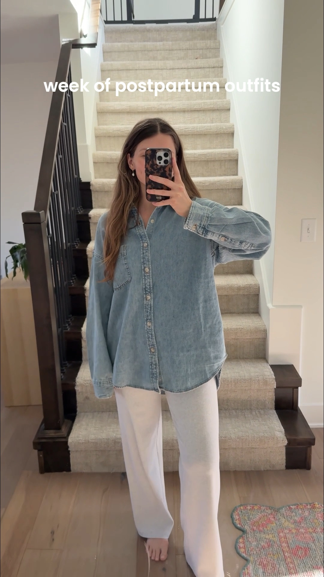 what I wore this week, 3 weeks postpartum! comfy and nursing friendly outfits

#LTKootd