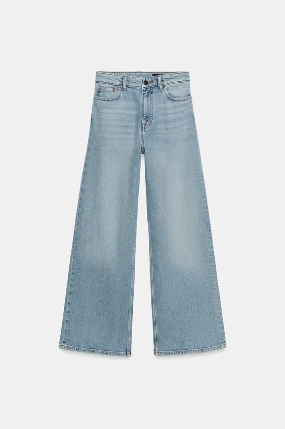 ZW Collection Comfort Wide Leg High-Waist-Jeans | Zara DE