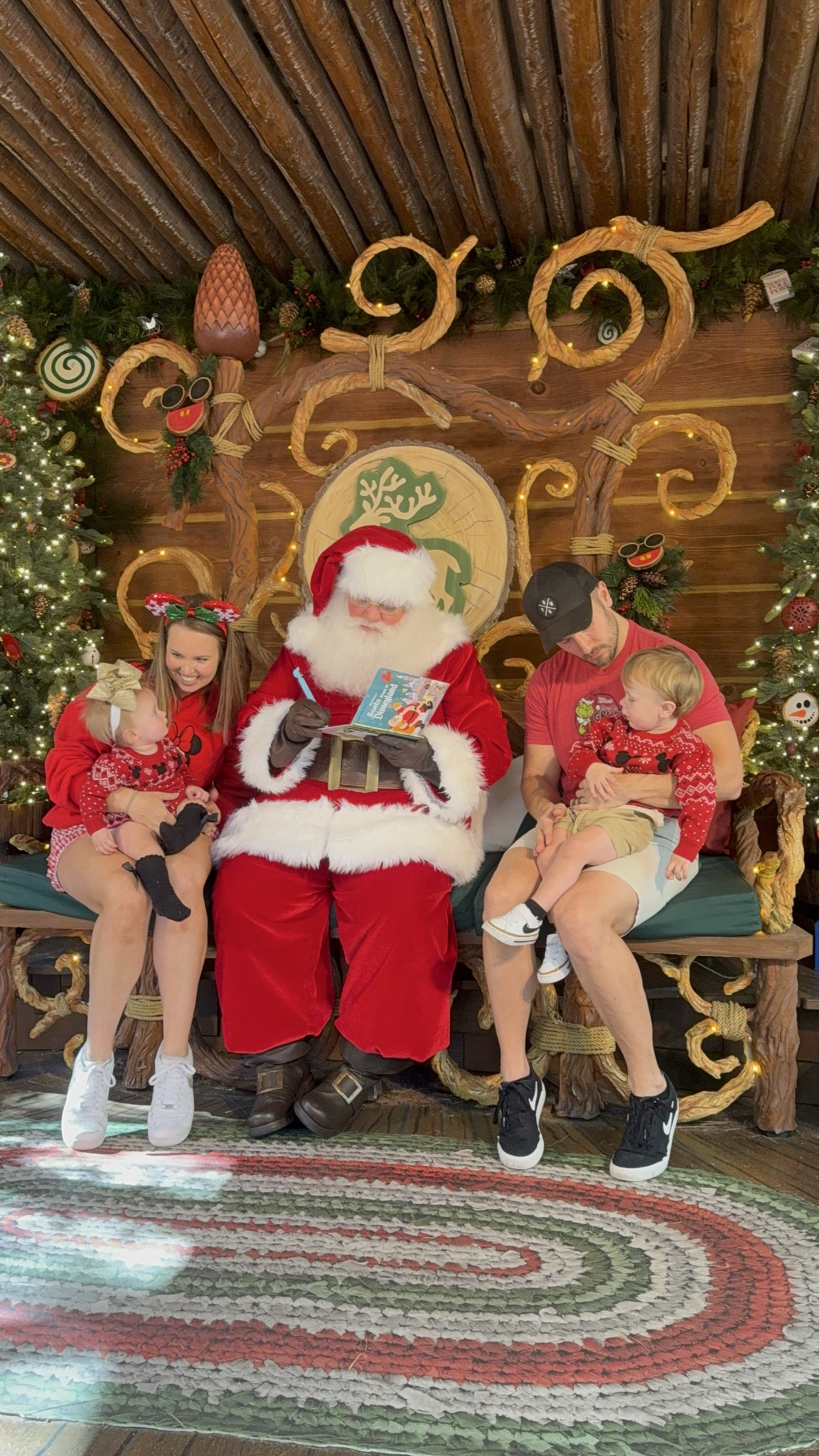 The kids meet Santa in Disneyland 

#LTKKids #LTKTravel #LTKHoliday