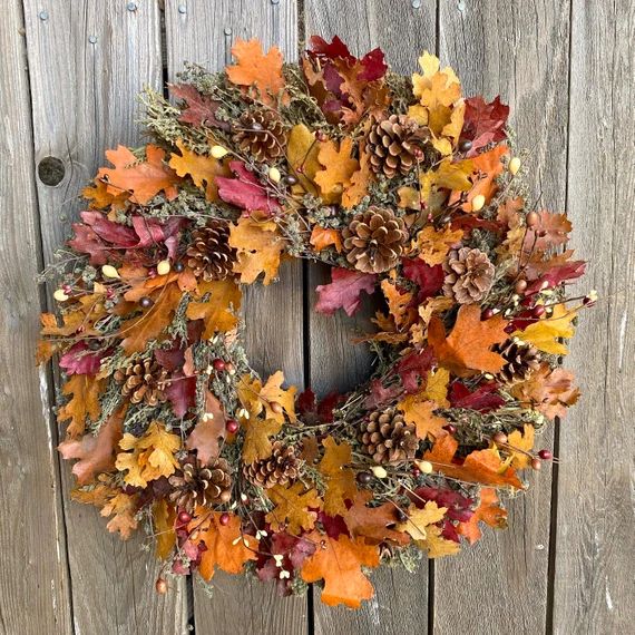 Autumn Blaze Wreath - Etsy | Etsy (US)