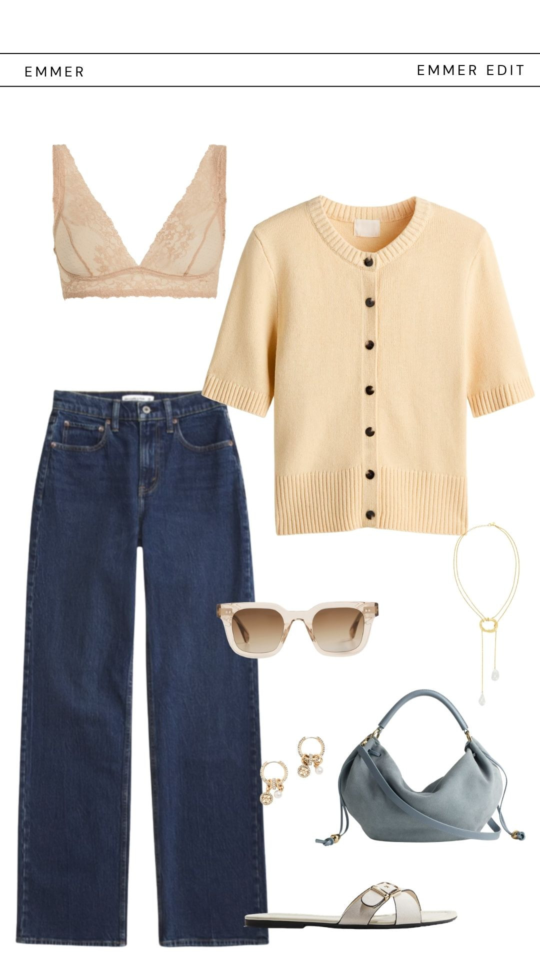 I am so ready for spring! This yellow cardigan with the powder blue bag is so dang cute! 

 #LTKootd #LTKOver40