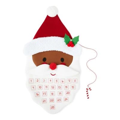 Hope & Wonder African American Santa Head Christmas Advent Calendar | JCPenney