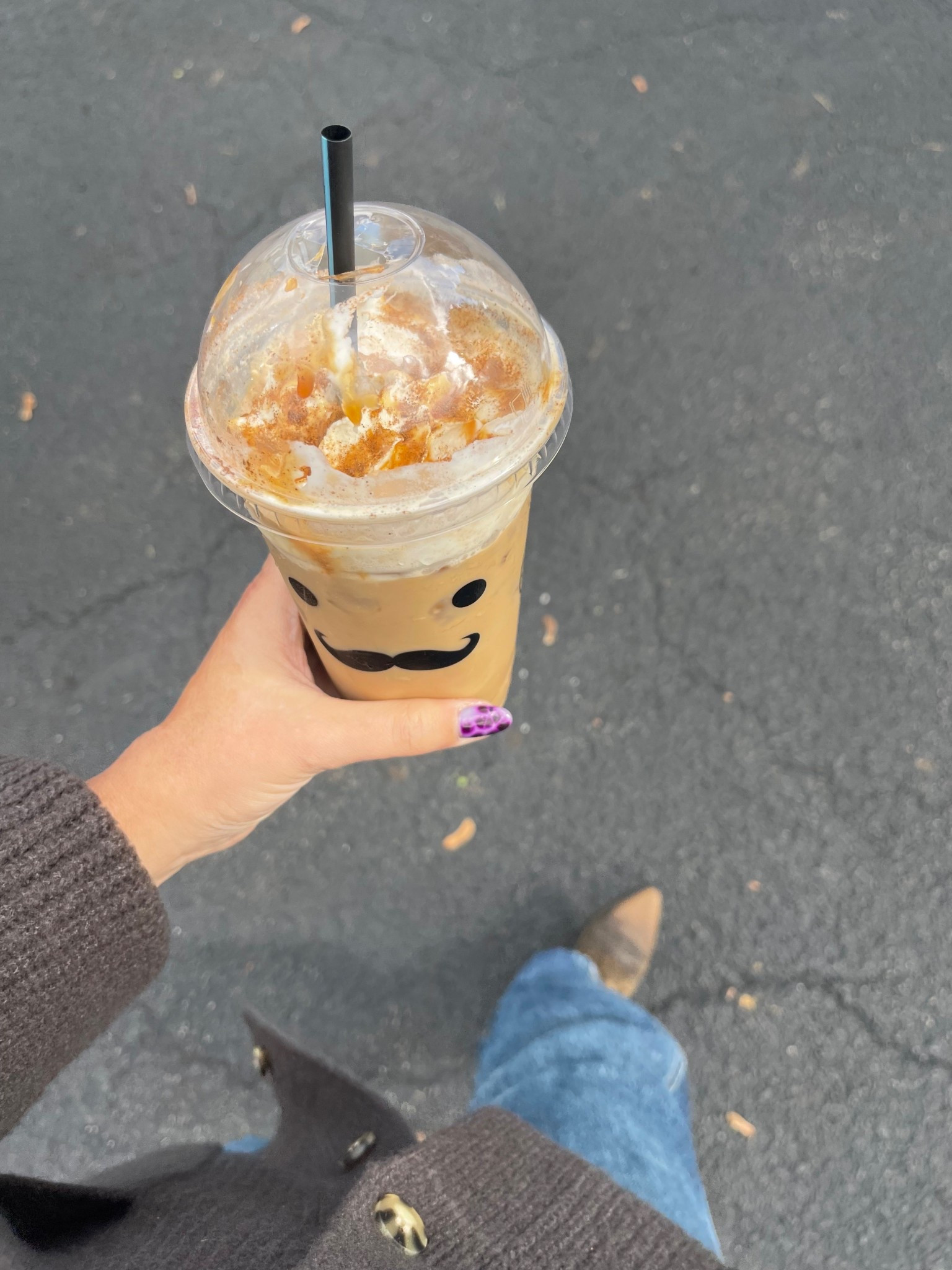 Casual fall outfit 🤎🩶🖤

#LTKStyleTip #LTKShoeCrush #LTKSeasonal