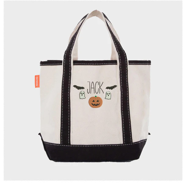 Black Trick or Treat Bag | Saddle Stitches
