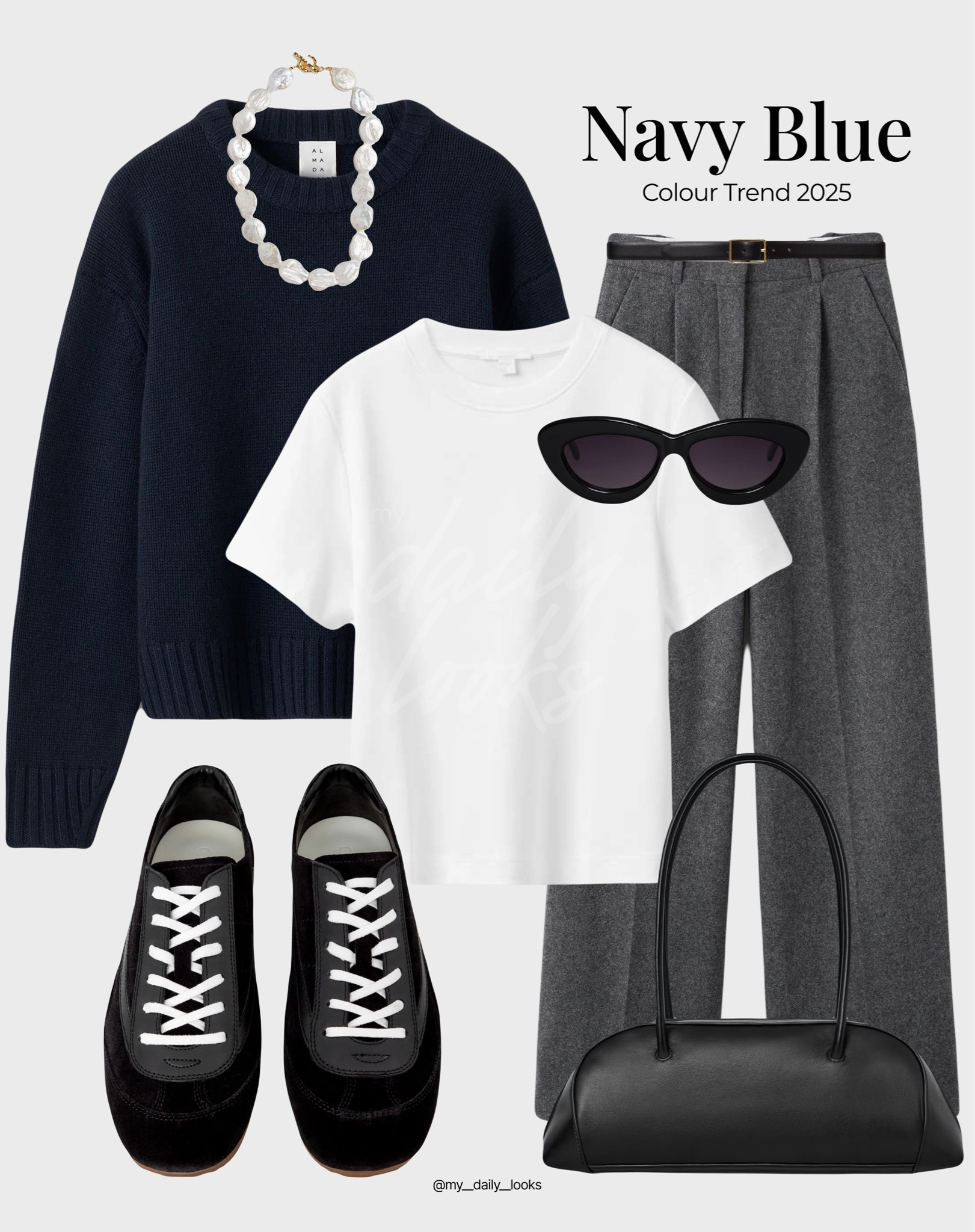 Navy blue + grey colour combination for your winter/pre-spring looks. 

Check out more styling ideas in my profile. 

Tags: navy blue, deep blue, azul marino, winter style, pre-spring, winter style, winter outfit, spring outfit, winter fashion, spring fashion, easy styling, simple everyday look, chic & basic outfit, Parisian look, casual outfit, capsule wardrobe, office look, brunch style, high street.


#LTKwinter #LTKbag #LTKstyletip
