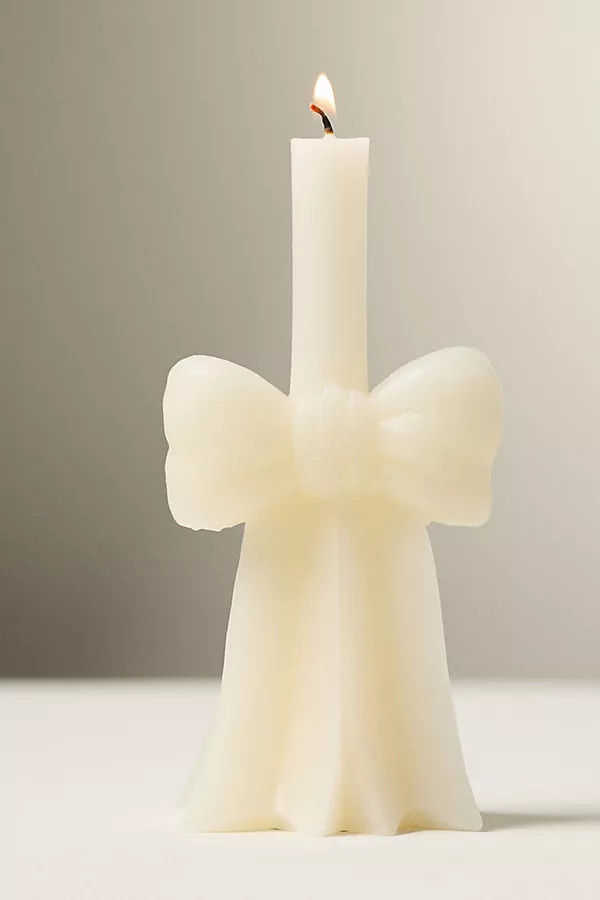 Bow Shaped Wax Candle | Anthropologie (US)