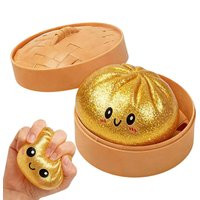 Steamed Dumpling shaped sensory squeeze toy Squishiess Dumplings Stress Balls Fidget Sensory Toy Quick-rebound Stress Relief Toy | AliExpress (US)