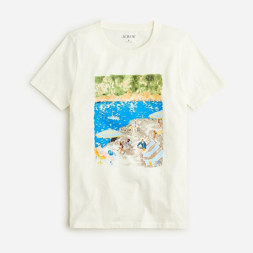Classic-fit summer day graphic T-shirt | J.Crew US