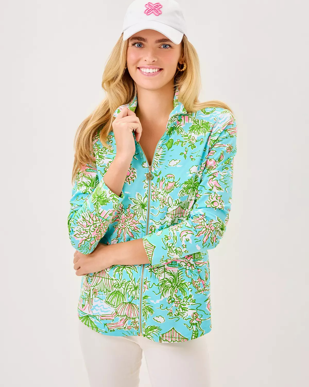 UPF 50+ Leona Zip-Up Jacket | Lilly Pulitzer
