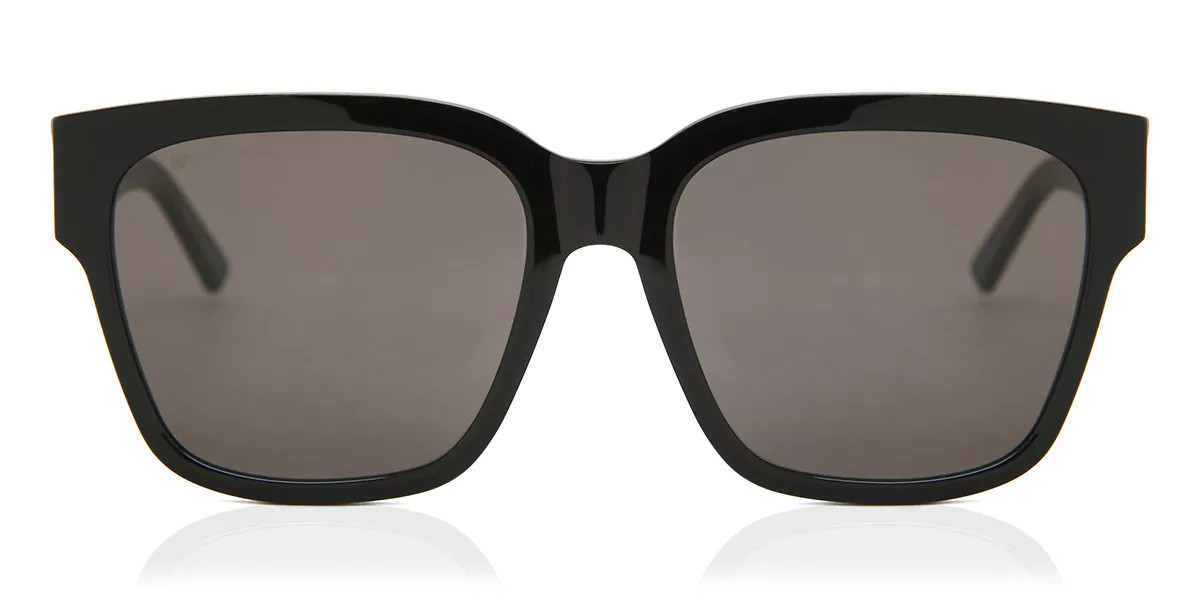 Balenciaga BB0056S 001 Women’s Sunglasses Black Size 55 | SmartBuyGlasses Global