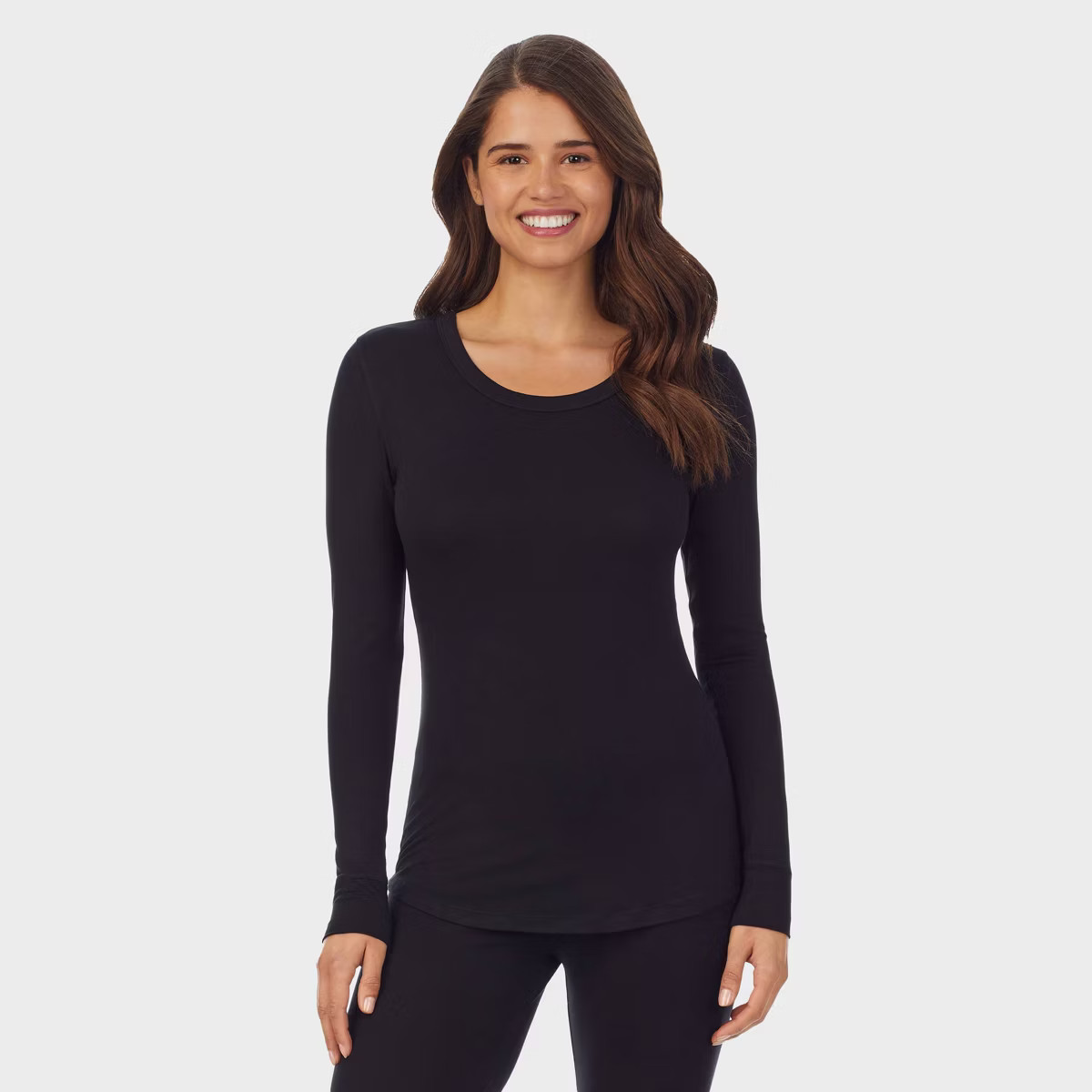 Warm Essentials by Cuddl Duds Women's Smooth Stretch Thermal Scoop Neck Top | Target