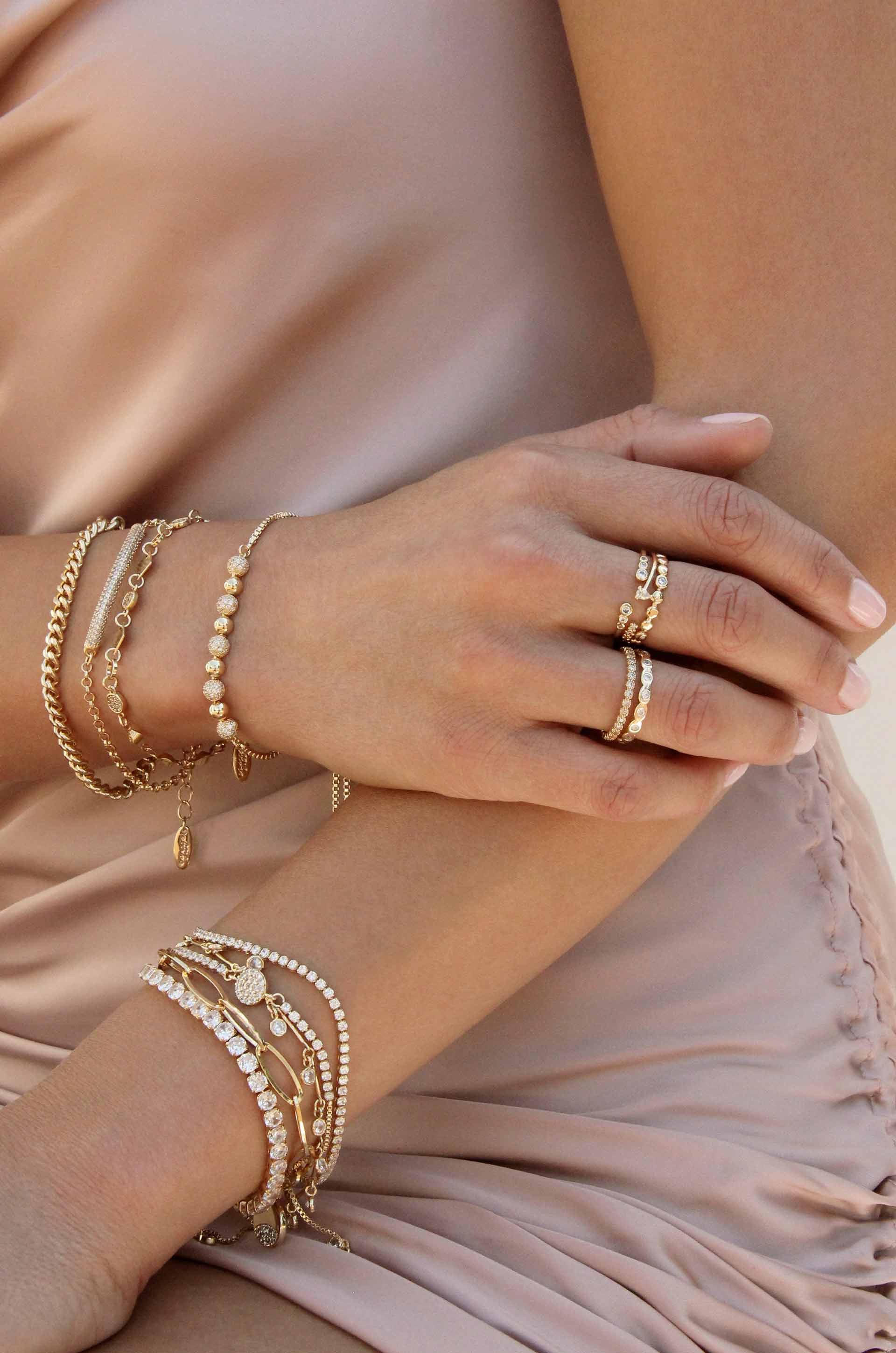 Subtle Statements 18k Gold Plated Bracelet | Ettika