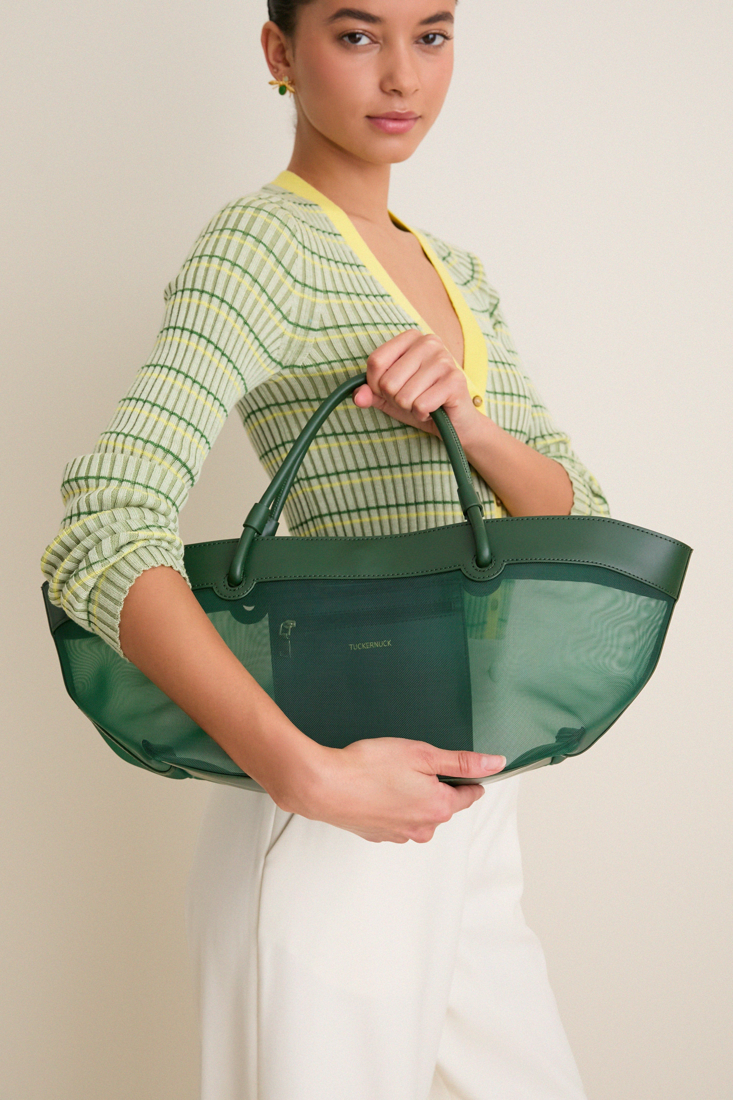 Green Mesh Brett Tote | Tuckernuck (US)
