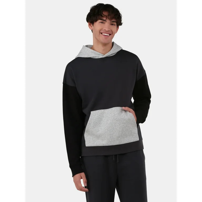 No Boundaries All Gender Oversized Soft Fleece Hoodie with Long Sleeves, Men's Sizes XS-5XL | Walmart (US)
